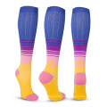 Breathable Sport Running Colorful Custom Nurse Compression Socks